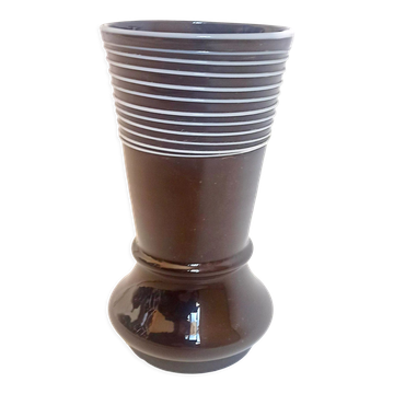 Garnet glass vase 60s