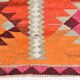 3x11 Pink Brown Vintage Kilim Runner Rug, 104x328Cm