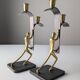 Art Deco Bronze Candelabra Pair by Karl Hagenauer, 1930s