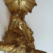 Paire d'appliques style Régence en bronze doré
