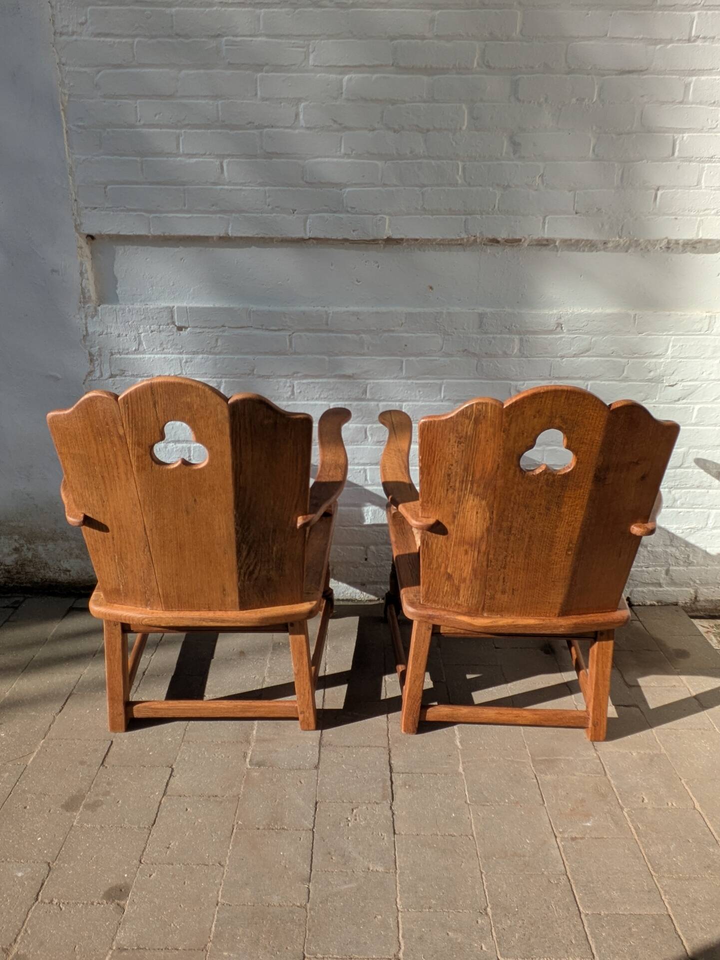 Paire de chaises néerlandaises