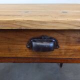Farmhouse table with drawers
