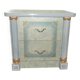 Retro blue bedside table