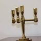 Vintage Candelabra with Four Arms in Swedish Brass from Gusum