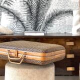 Rattan suitcase 1960