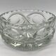 FRUIT CUTTER, SALAD BOWL in Solid CRYSTAL decorated with Hand-Cut PATTERNS