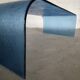 Vintage Italian blue glass coffee table
