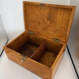 Late Biedermeier Box in Solid Birch, Northern Germany, 1840