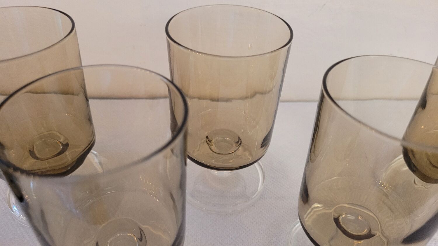 70's stemware