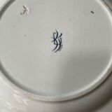 Old round dish Keller and Guérin Lunéville