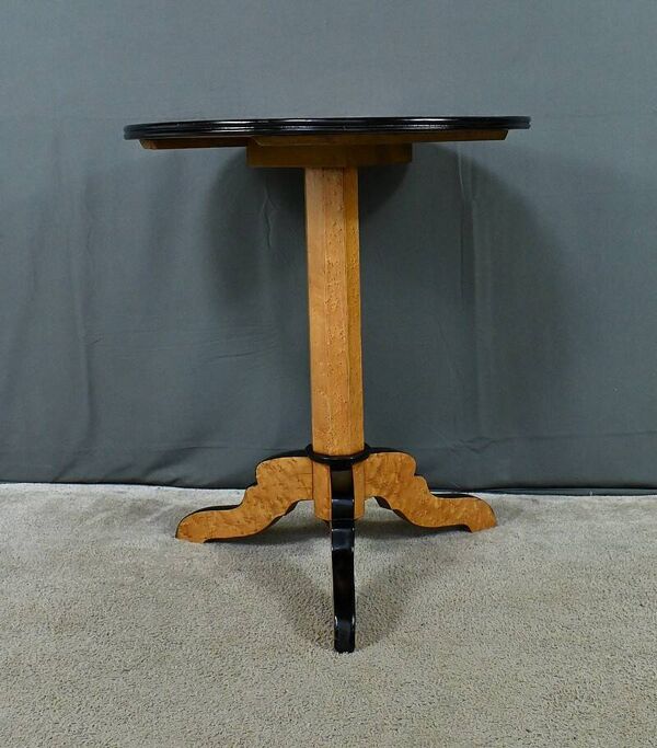 Guéridon en Érable Moucheté, époque Napoléon III – 2ème partie XIXe