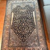 Large blue Persian carpet