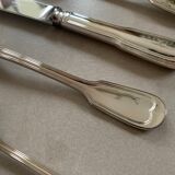 Set 6 silver cutlery Christofle chinon model
