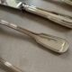 Set 6 silver cutlery Christofle chinon model