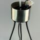 60s 70s lamp fixture ceiling lamp chandelier glass chrome space age