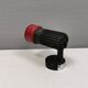 Small vintage wall lamp in hard pressed black and red plastic