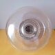 Applique ou plafonnier space age en verre bullé 1970