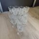 Set of 6 large stemmed glasses + 8 small Cristal d'Arques Water & Wine 1970