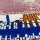 Contemporary multicoloured Berber rug in wool – 300 x 200 cm