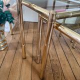 3 nesting bamboo tables