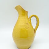 Mustard ceramic pitcher/jug