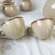 Mid-century speckled stoneware coffee set from the 20th century
