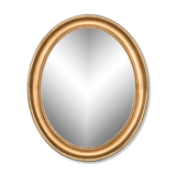 French 19th C Oval Mirror