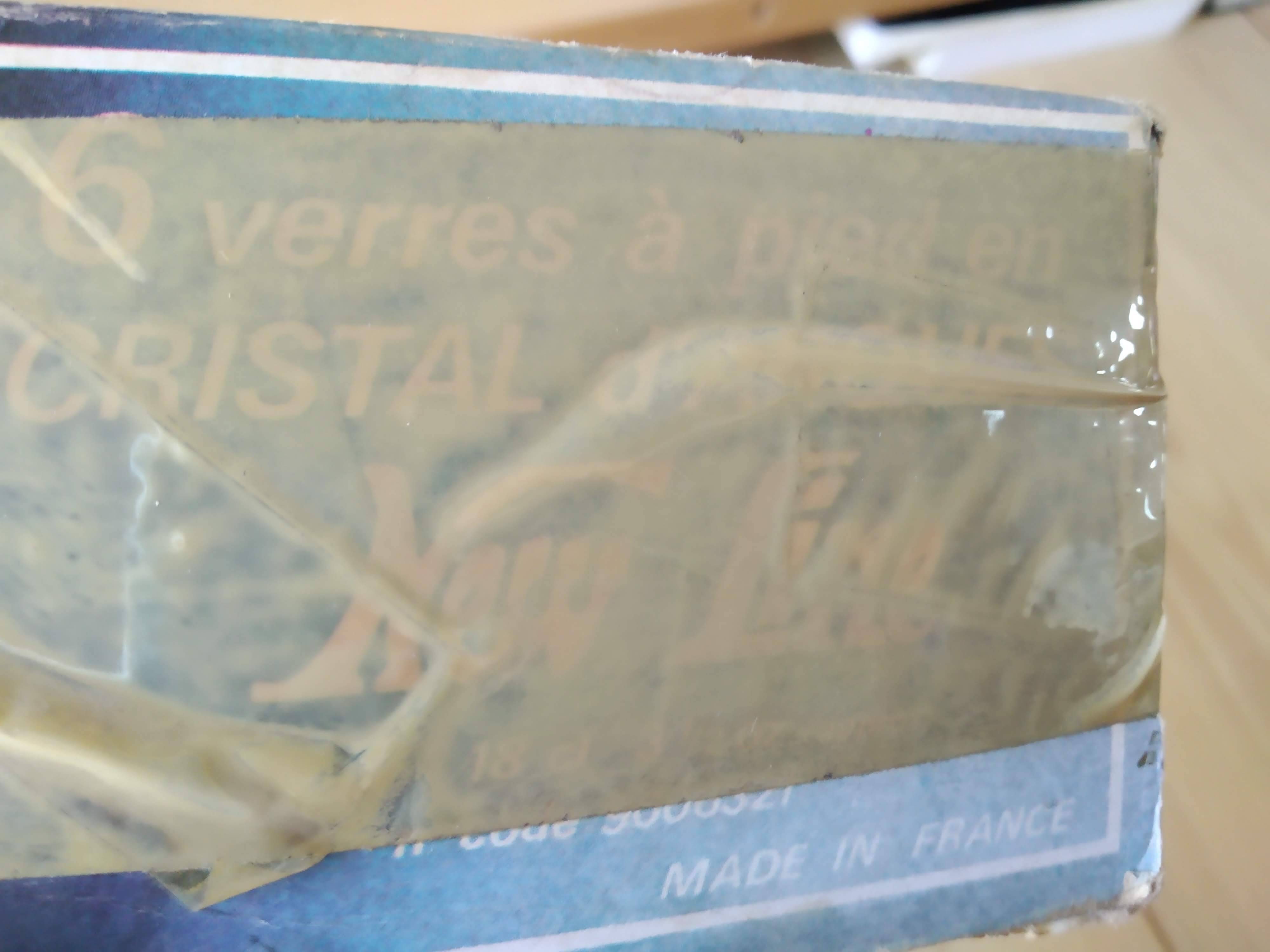 Verre à vin en cristal Vintage 70
