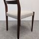 Série de 4 chaises de style scandinave en teck, France vers 1970