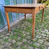 Oak farmhouse table