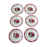 Lot of 6 to Digoin dessert plates