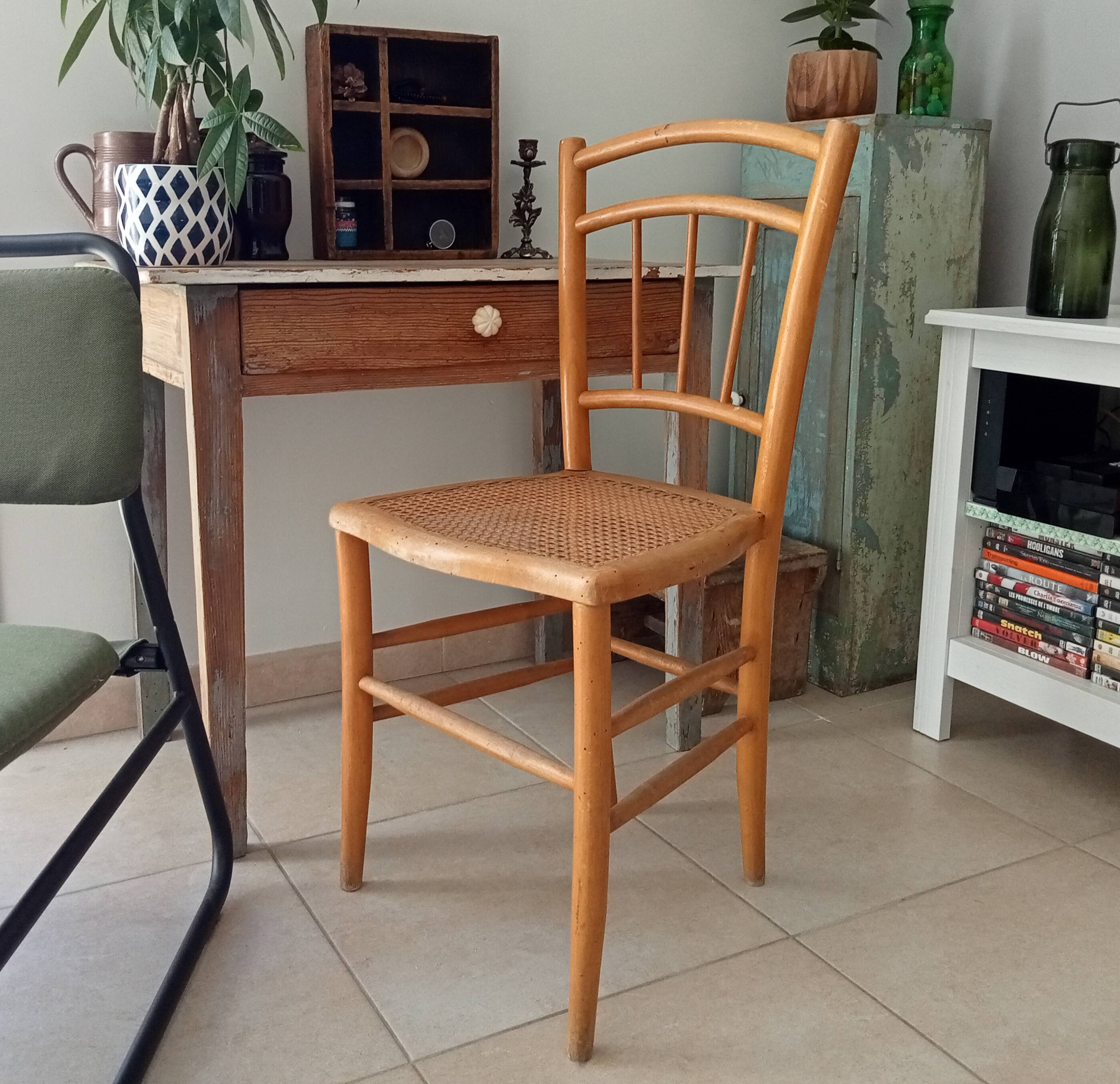 Bistro canned chair 1930