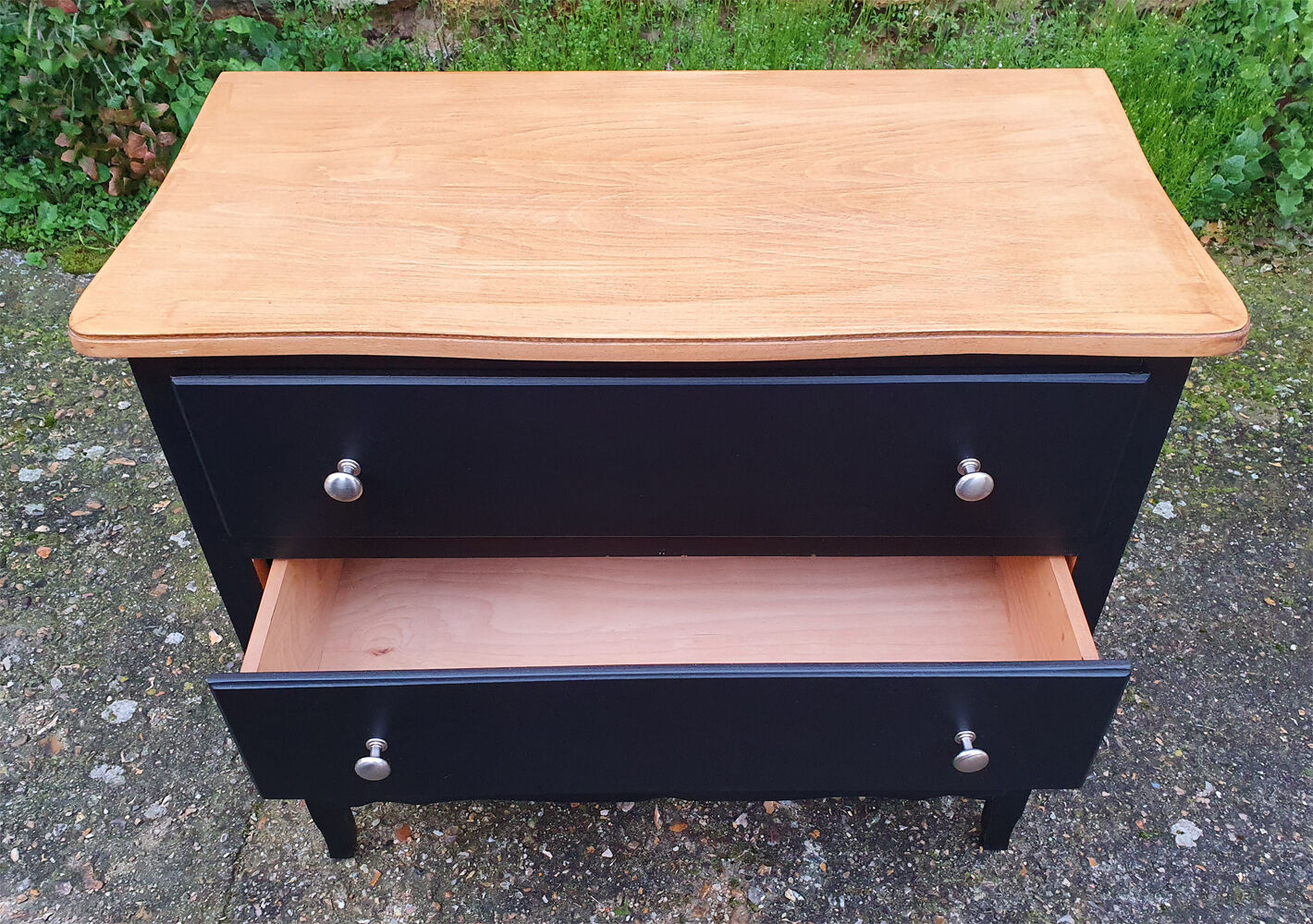 Dresser, vintage, wood, 70s, redesigned