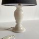 Lampe pieds en pierre d’albatre vintage