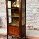 Mahogany showcase Louis XVI XIX style Century