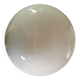 Ceiling light. Rounded dome fixture. Vintage 1970. White glass globe.