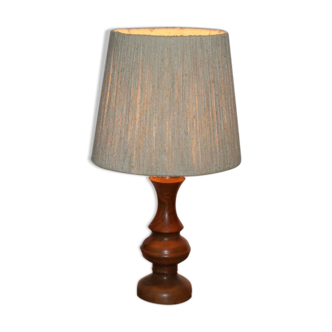 Wood lamp with rope shade 640mm