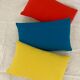 Set of 3 cushions in Racine wool jersey, space age 1960