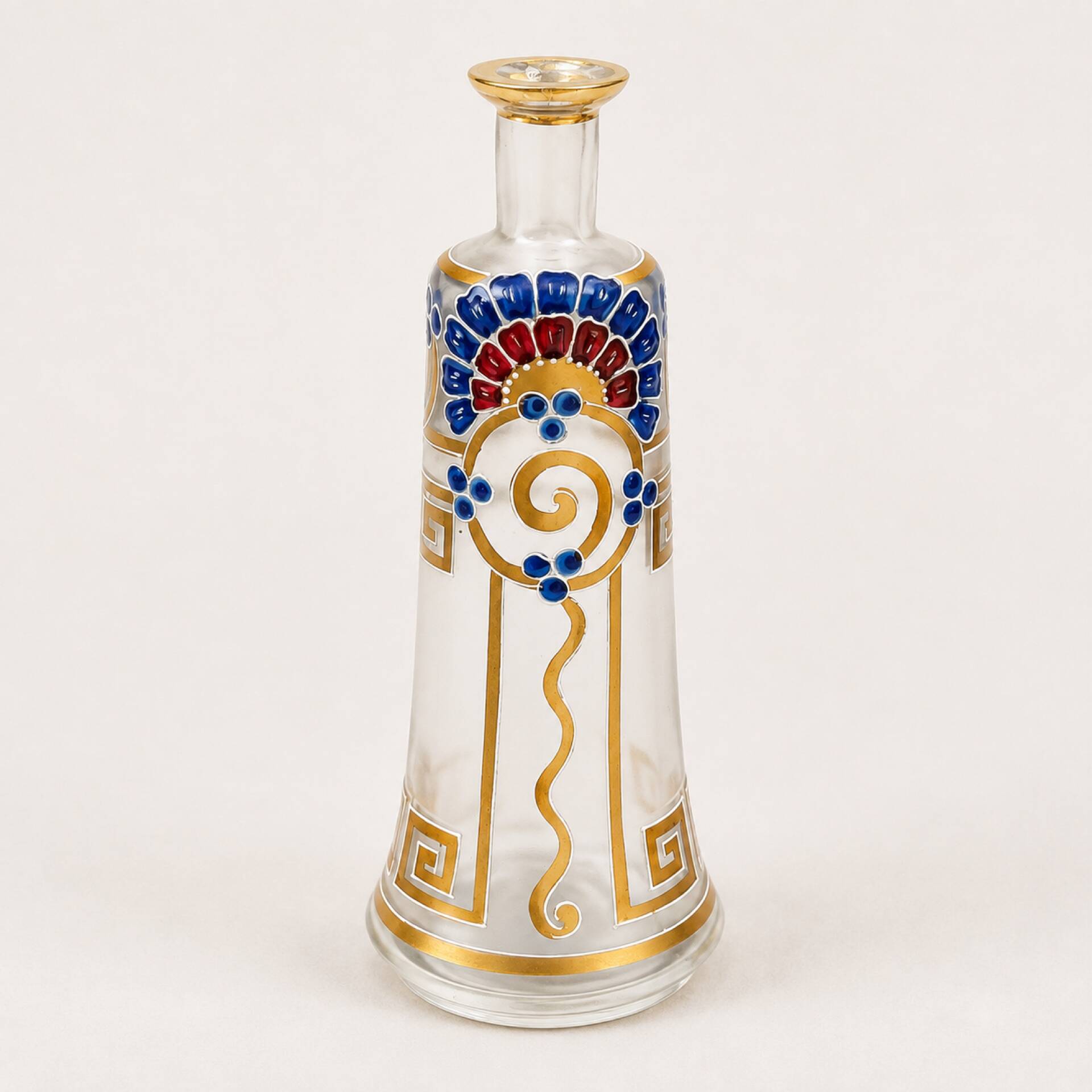 Enamelled bottle 1899/1900 Art Nouveau - Art Deco