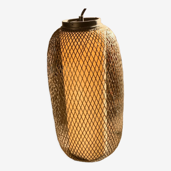 Lantern, braiding in synthetic fiber and paper