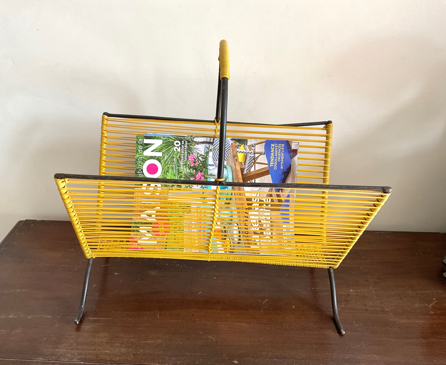 Vintage magazine holder