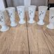Set of 6 Vintage Mazagran Mugs Porcelain MP Tours Bluebells