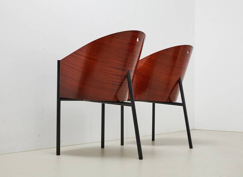 Philippe Starck Set of 5 Costes Dining Chairs for Driade Aleph Italy 1984