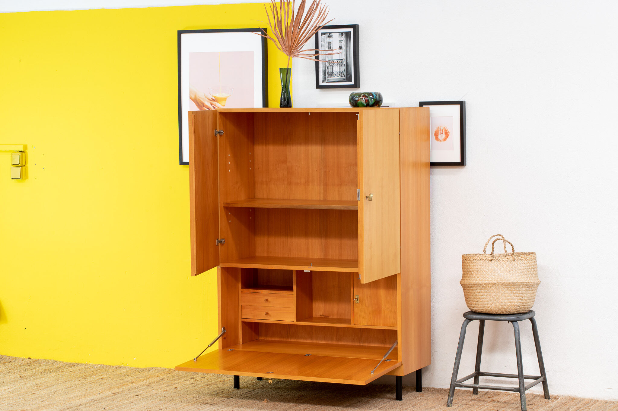 Vintage scandinavian wardrobe