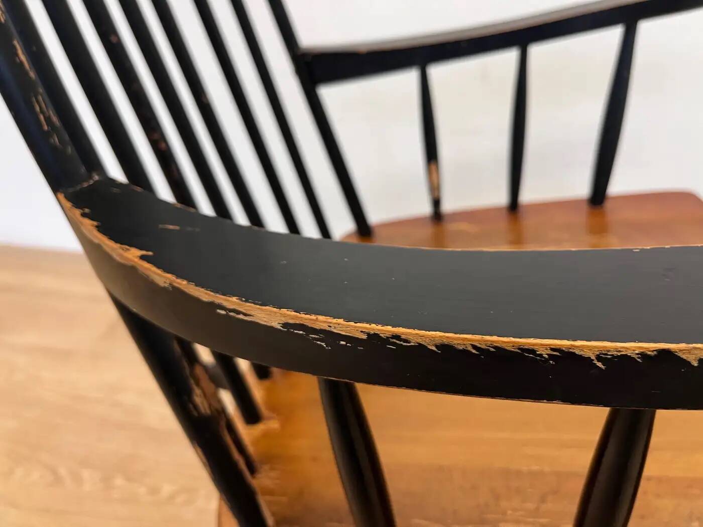 1960s Varjosen Puunjalostus beech rocking chair, Finland