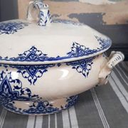 Ironstone soup tureen from the 19th century.