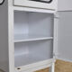 Iron medical display case from the 1970s