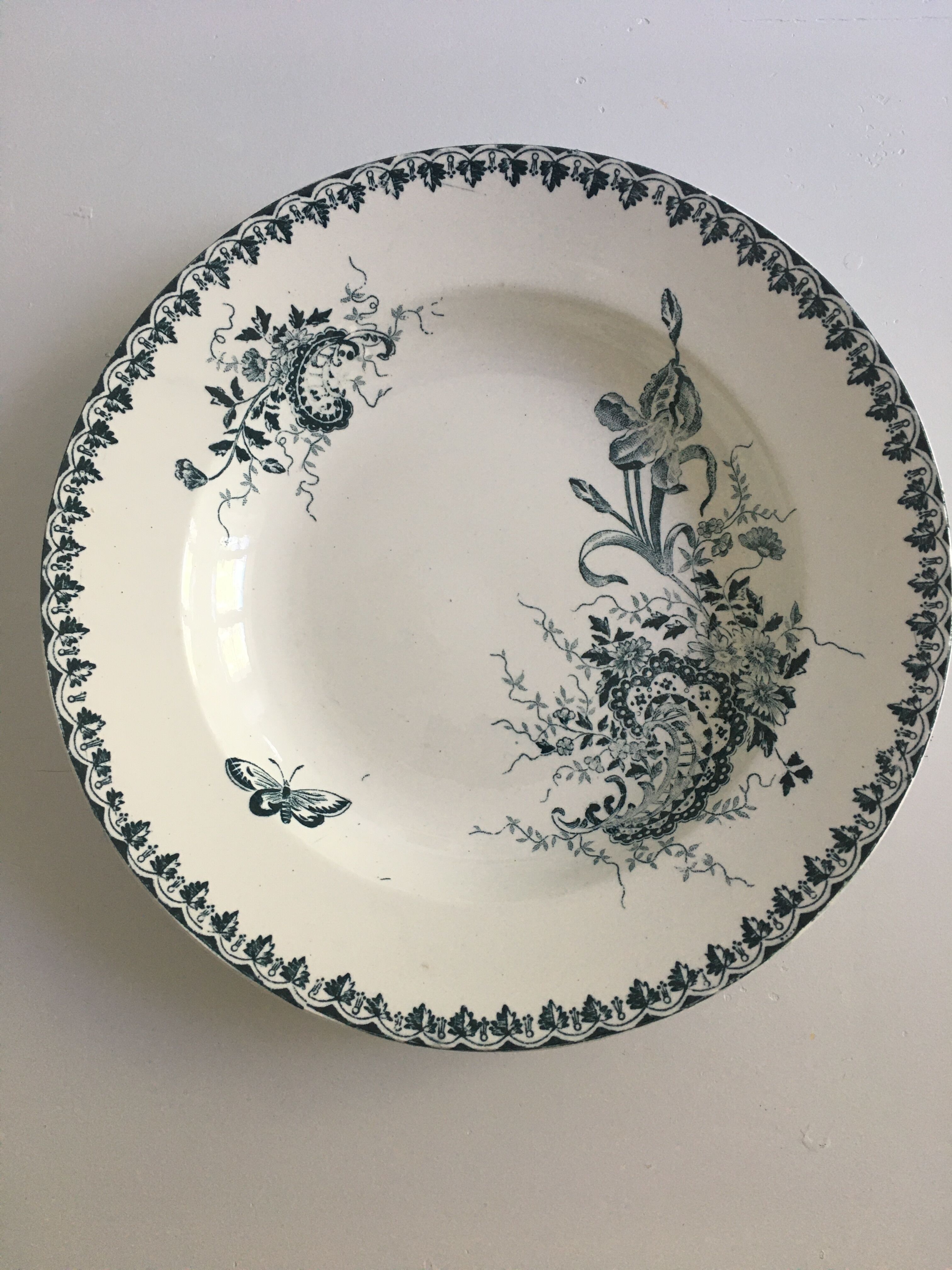 Set of 3 old plates