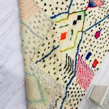 Handcrafted Moroccan Berber carpet 184 x 160 CM