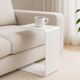 Table d'appoint minimaliste en acier